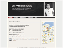 Tablet Screenshot of dr-ludwig.com